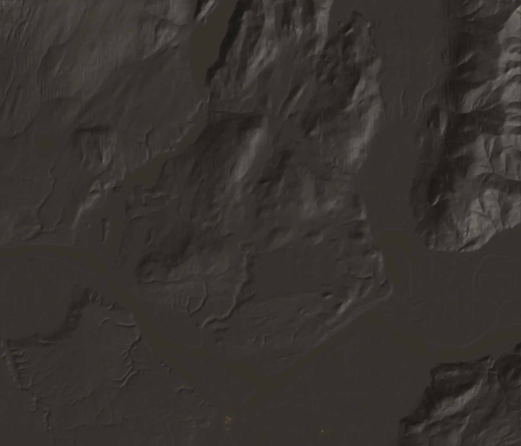 Relief map of Mission, British Columbia, marking Downtown Mission, Hatzic, Cedar Valley, Silverdale, Stave Falls and Steelhead